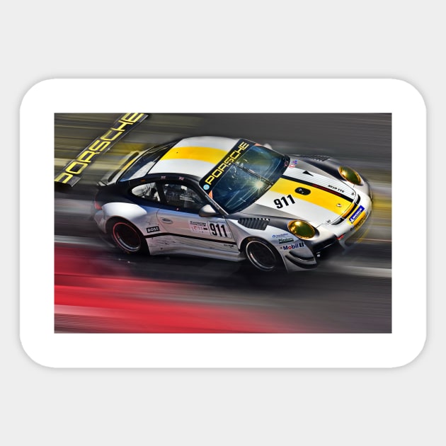 Porsche & Motorsport Sticker by DeVerviers